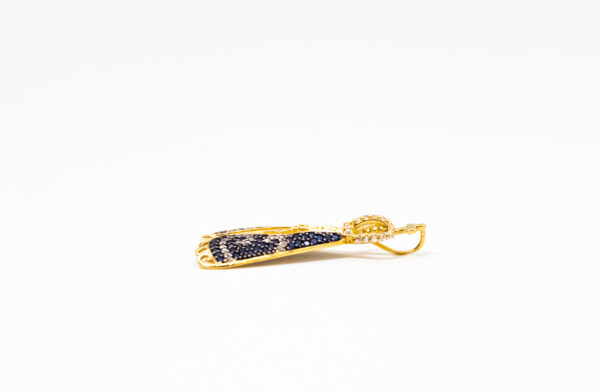 Pingente Ouro 18K Nossa Senhora Aparecida Trabalhado - Imagem 2
