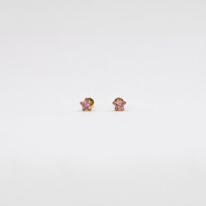 Brinco Ouro 18K Estrela 4mm