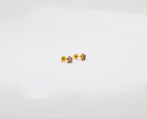 Brinco Ouro 18K Estrela 4mm - Imagem 2