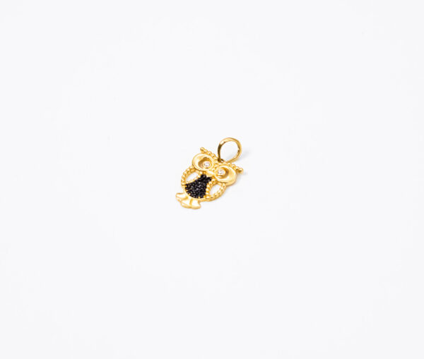 Pingente Ouro 18K Coruja - Imagem 2