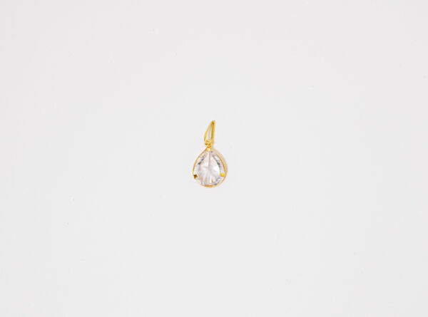 Pingente Ouro 18K Zircônia Branca - Imagem 2