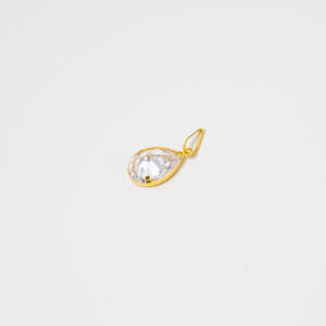Pingente Ouro 18K Zircônia Branca
