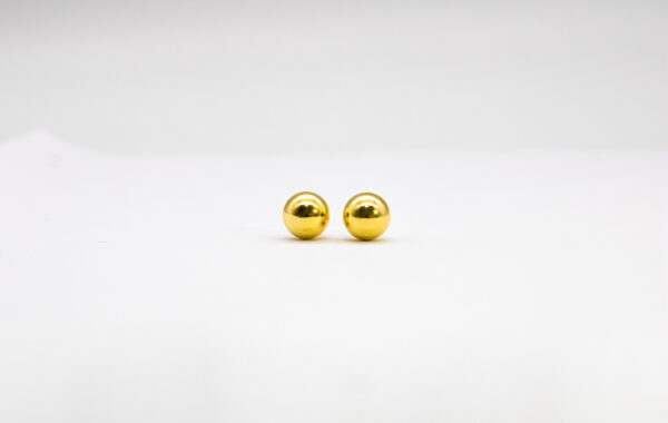 Brinco Ouro 18K Bola 10mm