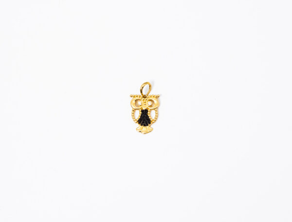 Pingente Ouro 18K Coruja