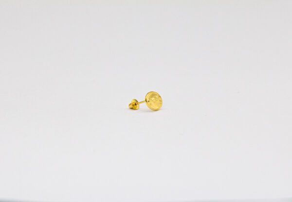 Brinco Ouro 18K Nossa Senhora Aparecida Oval - Imagem 2