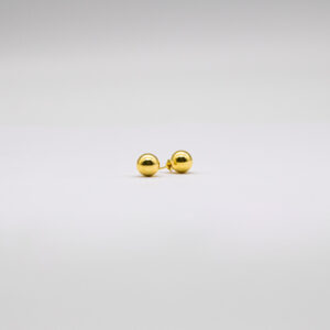 Brinco Ouro 18K Bola 8mm