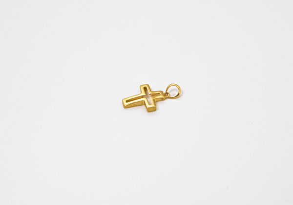 Pingente Ouro 18K Cruz Feminino e Masculino