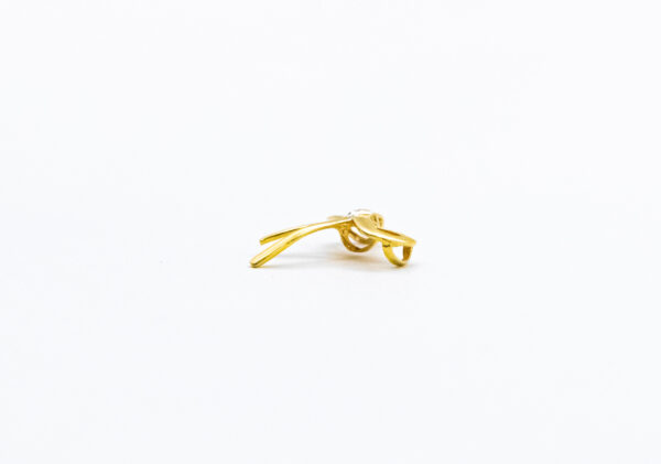 Pingente Ouro 18K Laço C/ Ouro Branco - Imagem 3