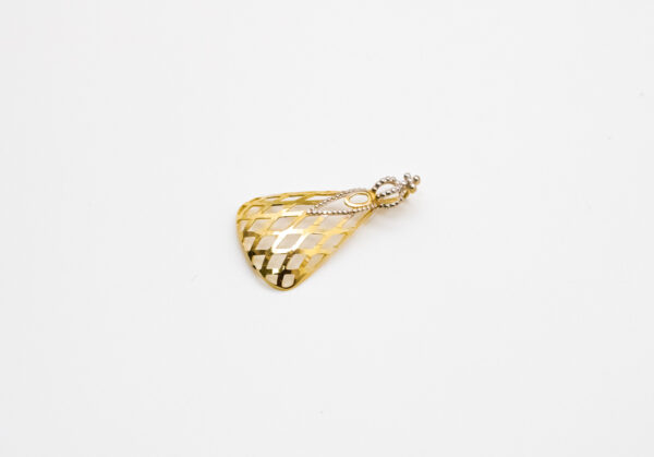 Pingente Ouro 18K Nossa Senhora Aparecida C/ Ouro Branco