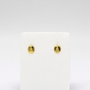 Brinco Ouro 18K Nossa Senhora Aparecida Oval